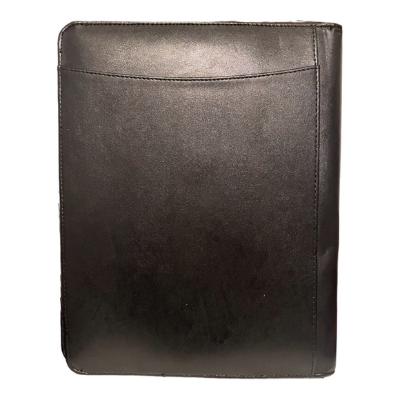 💥CASE IT Black Faux Leather Organizer Folio The Chief Padfolio💥 - Picture 2 of 4